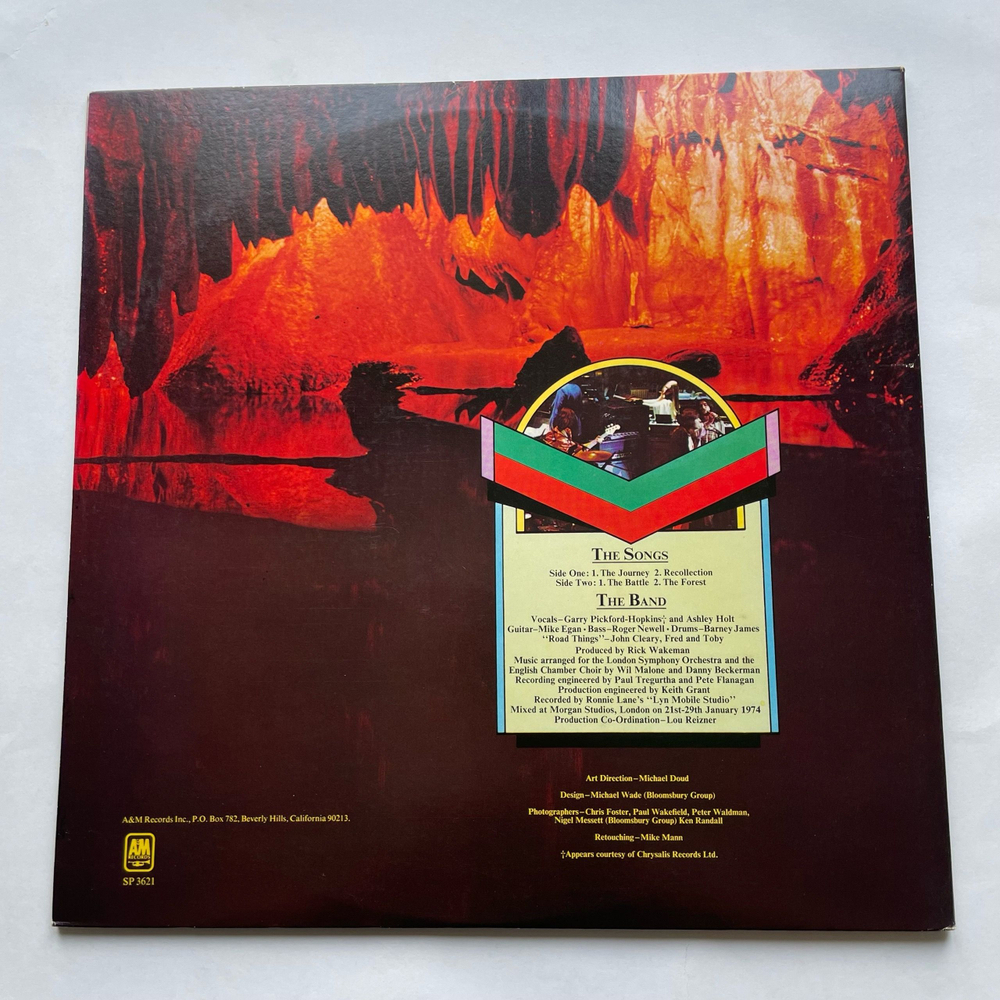 Винтажная виниловая пластинка LP Rick Wakeman Journey To The Centre Of The Earth (Япония 1974) (Оби)