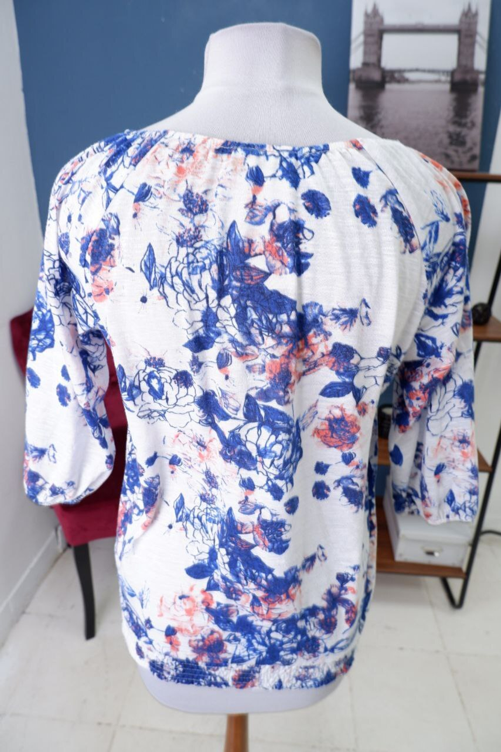 Блуза So Soire с принтом 44 размер