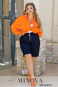 Шорты 437-темно-синий Minova