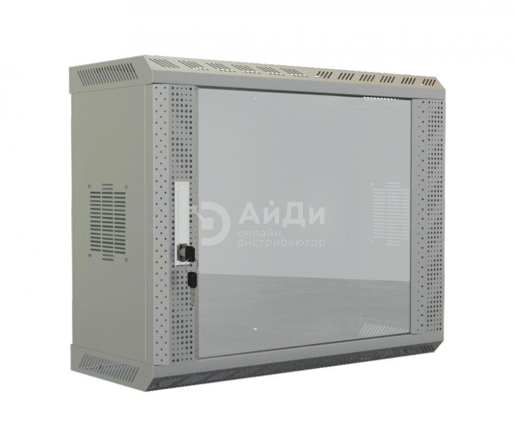Шкаф телекоммуникационный настенный Hyperline TWS-0625-GP-RAL7035