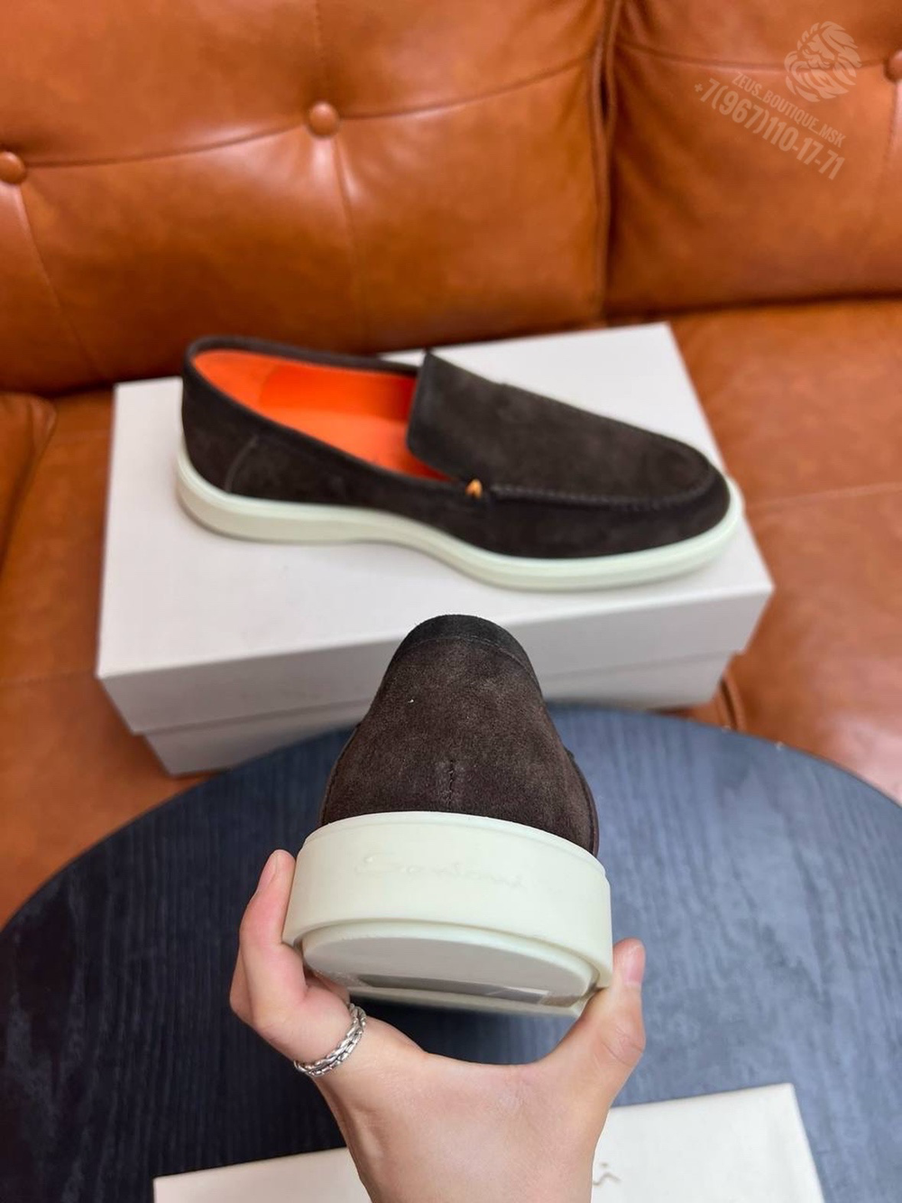 Лоферы Santoni