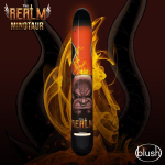 Классический вибратор Minotaur - 17,7 см. (Цвет: черный)