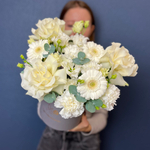 Коробка цветов "Белое очарование" #20