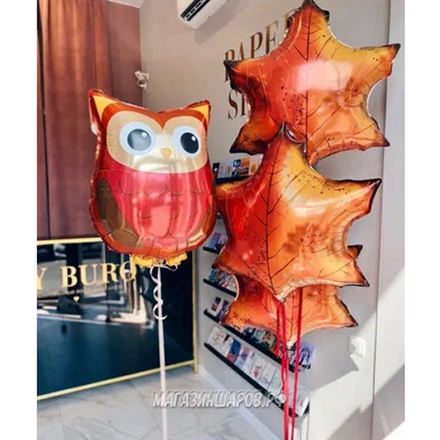 Набор шаров "Осенний лес"