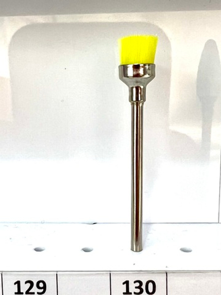 Щетка-браш большая желтая грубая