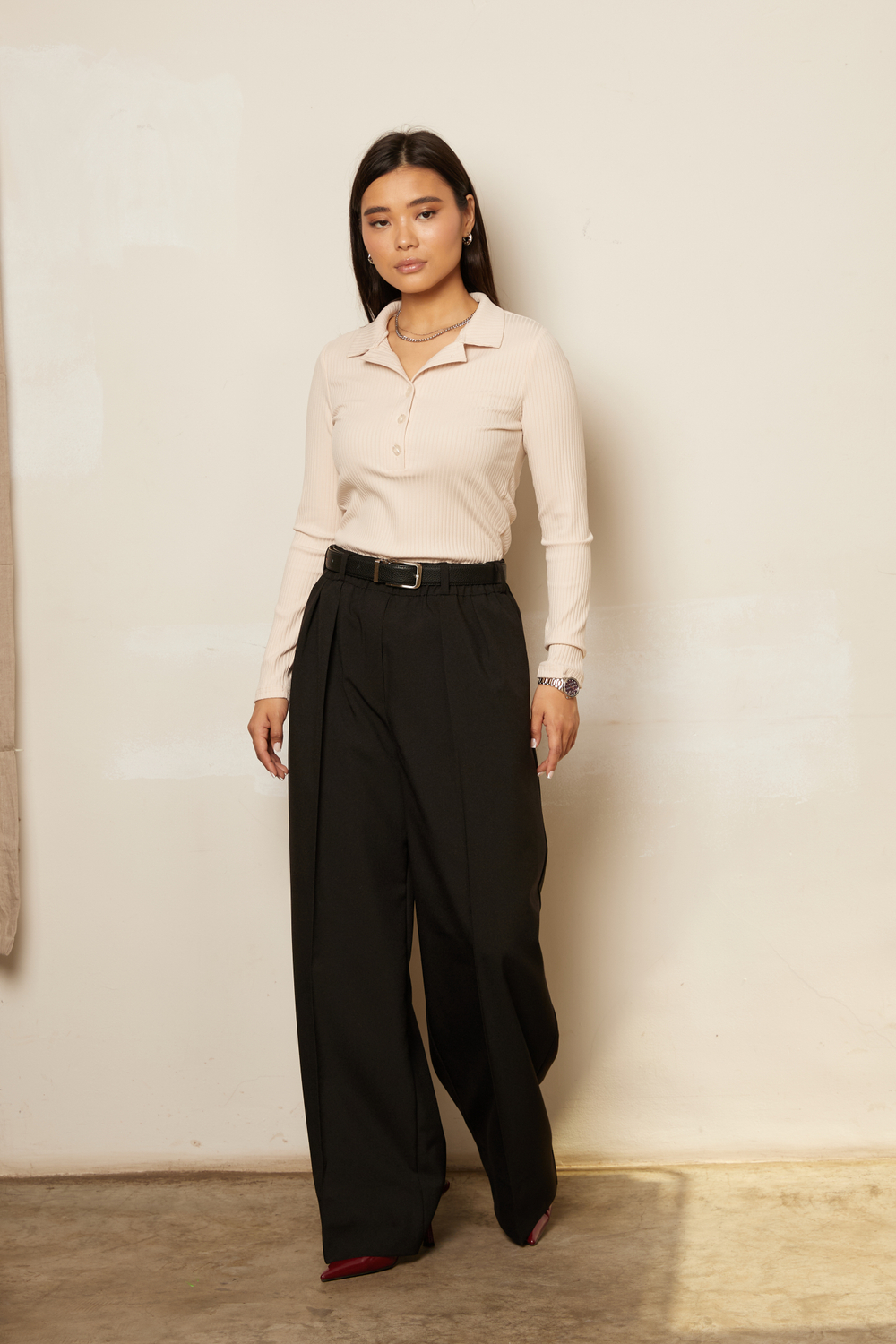 Лонгслив поло