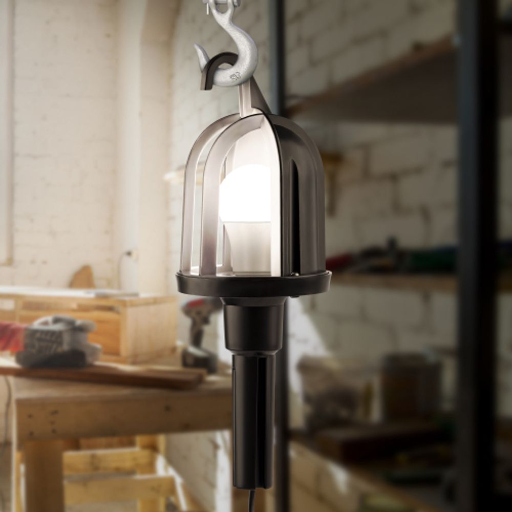 Светильник переносной ЭРА WLX-15m под лампу E27 60Вт 15м IP20 | Переносные светильники