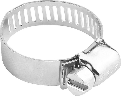 Хомуты Х-12П оцинкованные, просечная лента 12.7 мм, 91-114 мм, 50 шт, ЗУБР