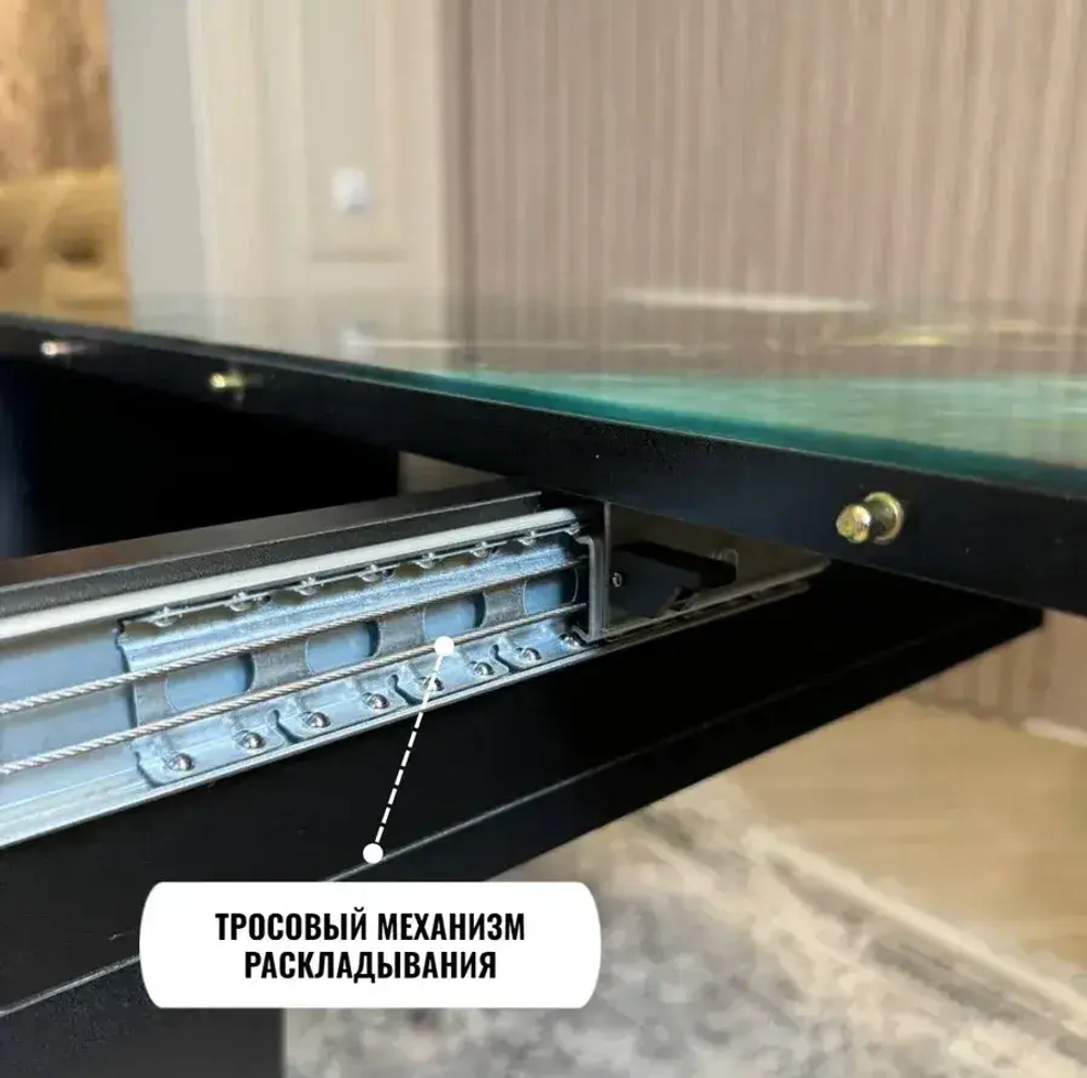 Кухонный стол раздвижной на одной ноге