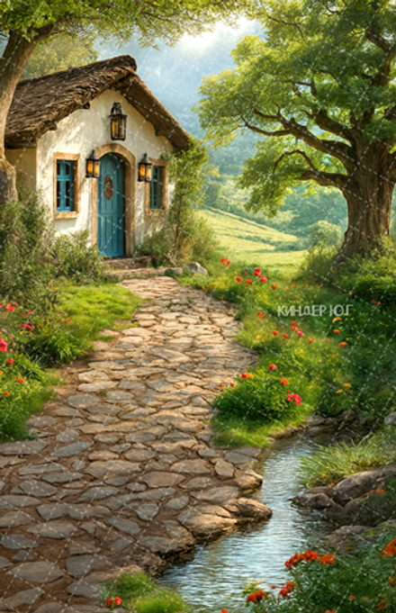 Фотофон "Дом у ручья" арт. ФФ903-72