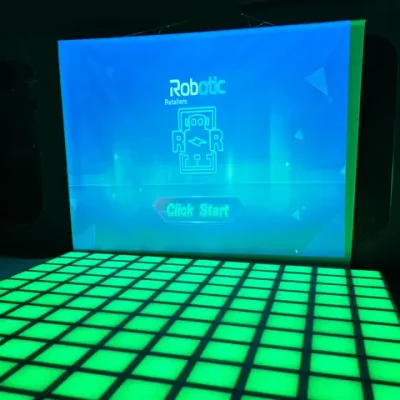 Интерактивный светодиодный пол с проектором «Арена Pixel Battle Plus» 187 шт