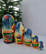 Матрёшка 5м 18см Малевич