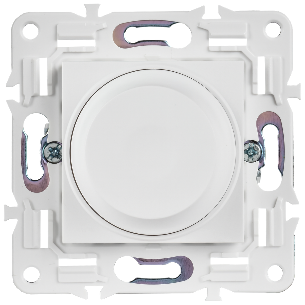 SKANDY Светорегулятор поворотный 600Вт SK-D01W арктический белый IEK