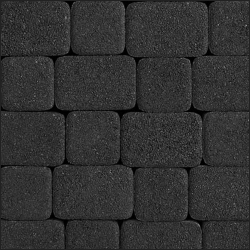 Тротуарная плитка КЛАССИКО гранит Черный, комплект из 2 видов плит А.1.КО.4
