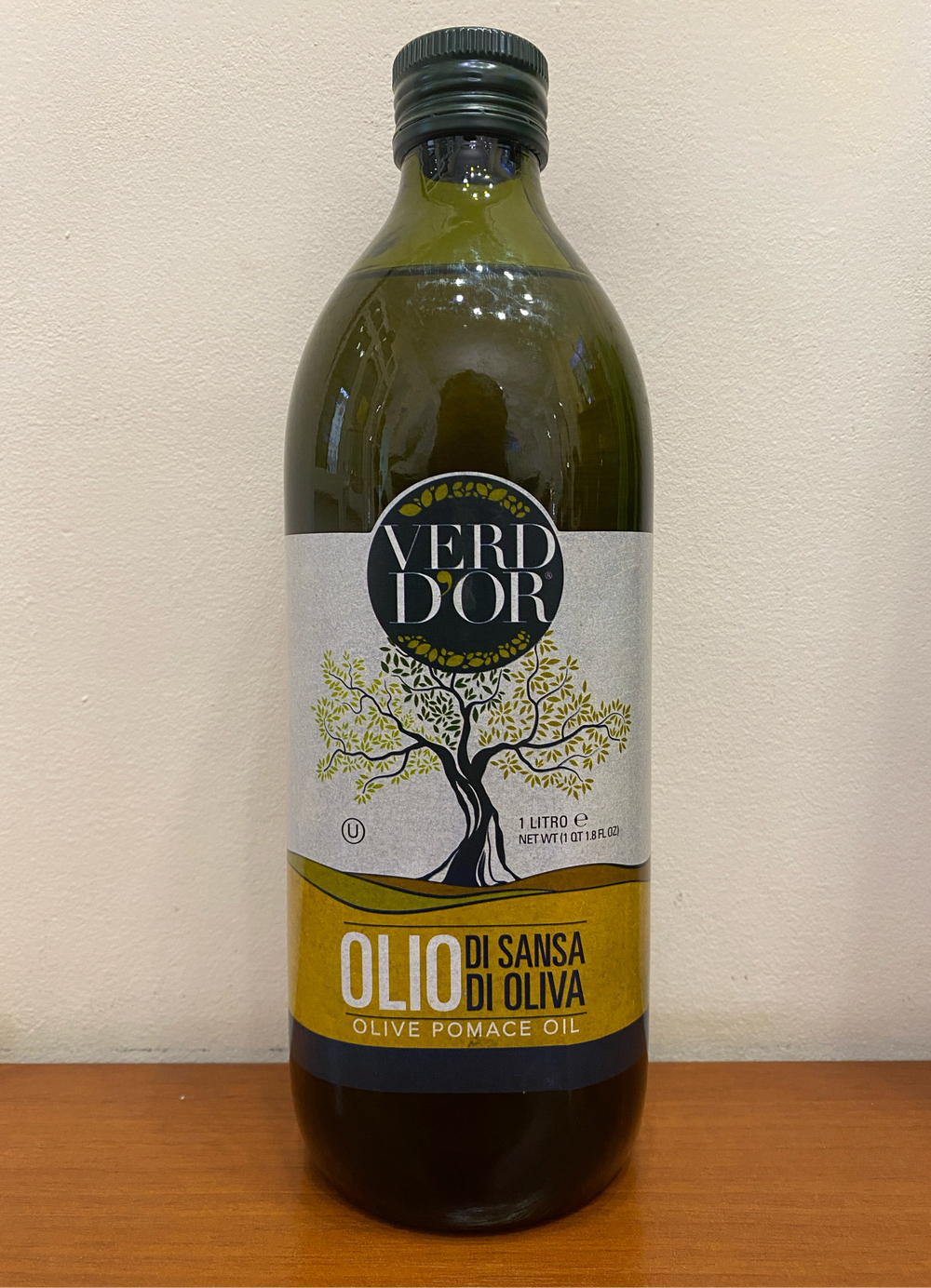 Оливковое масло VERDEORO Pomace 1 литр Италия