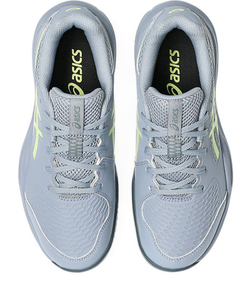 Детские теннисные кроссовки Asics Gel-Resolution X GS Clay - grey blue/pistachio