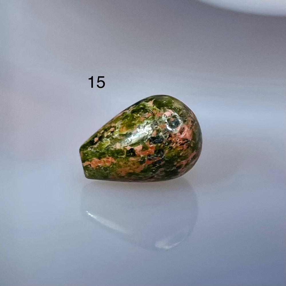 54647 Унакит Бусина капля 8*12мм-52