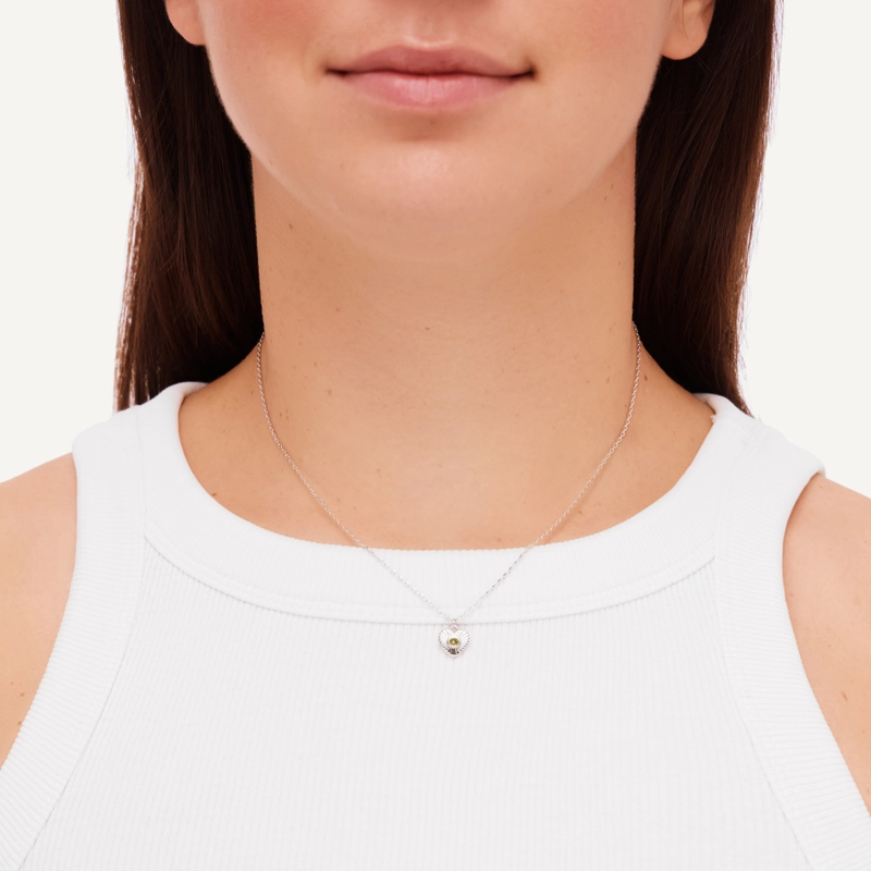 Колье Глубоко в Сердце – Серебро