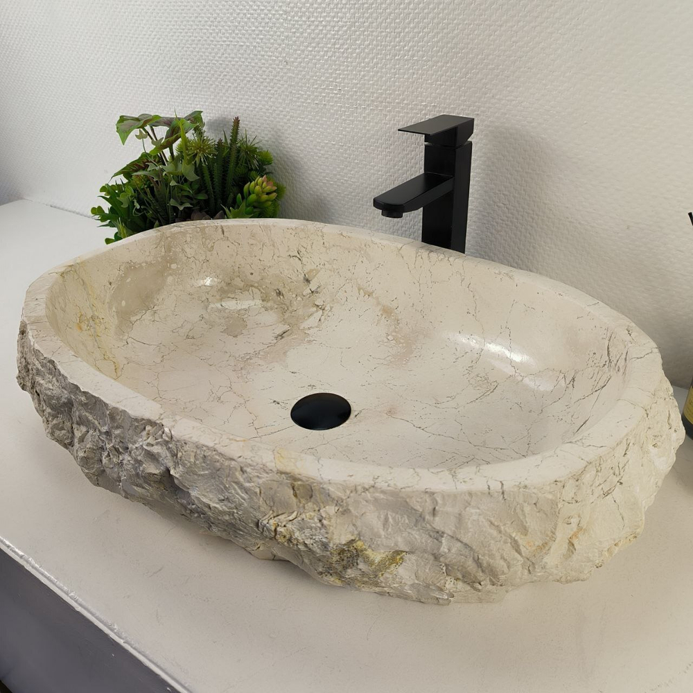 Раковина из мрамора Erozy Cream EM-65525 68*46*16 0880