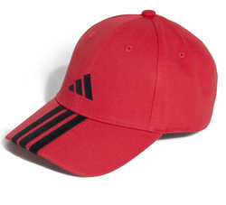 Теннисная кепка Adidas 3-Stripes New Logo Baseball - красный
