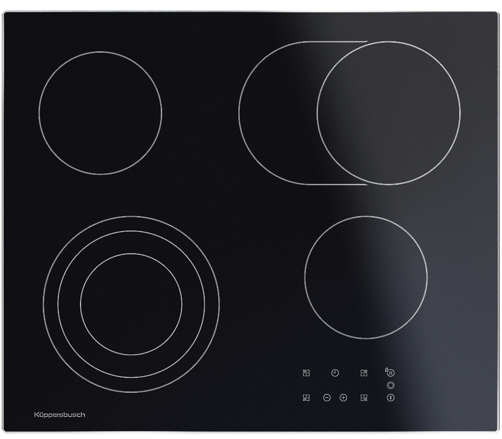 Электрическая варочная панель Kuppersbusch KE 6130.1 SE стальная рамка