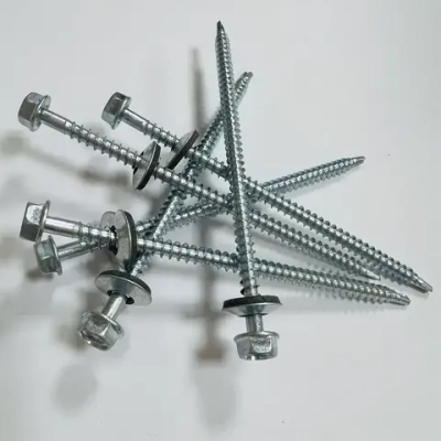 Саморез кровельный с шайбой 4,8*100 (102) мм цинк (50 шт)