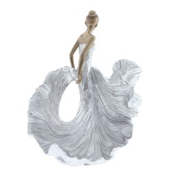 GAEM Фигурка декоративная "Девушка", L18 W11 H25 см