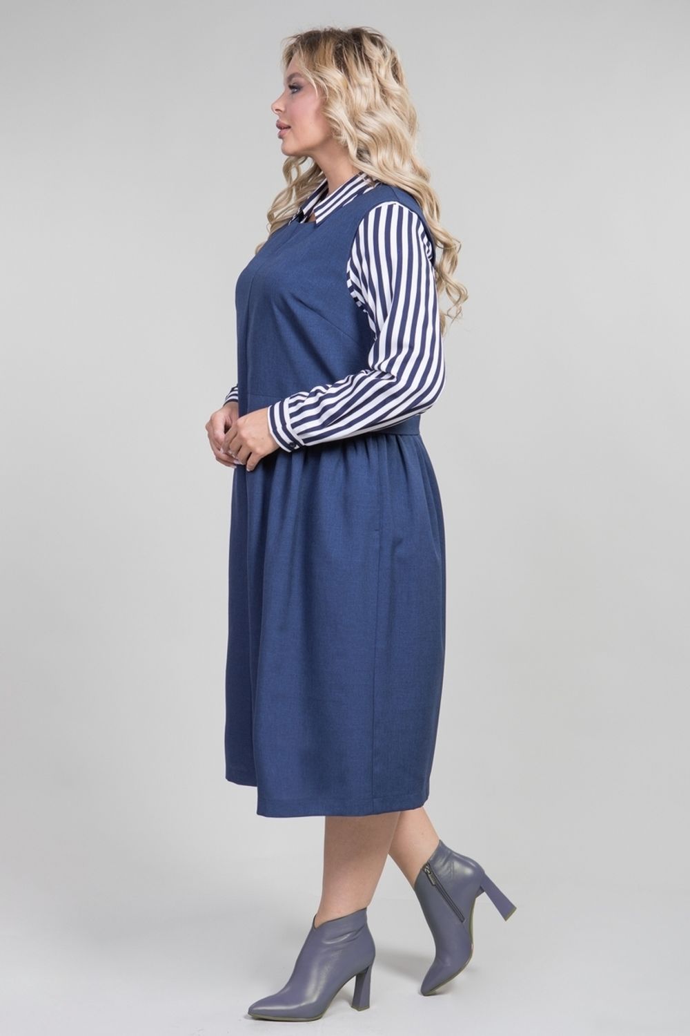 Сарафан 914 коричневый Novita (Акция)