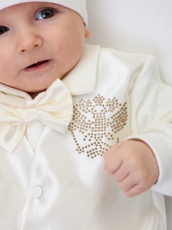 Теплый комбинезон для новорожденных