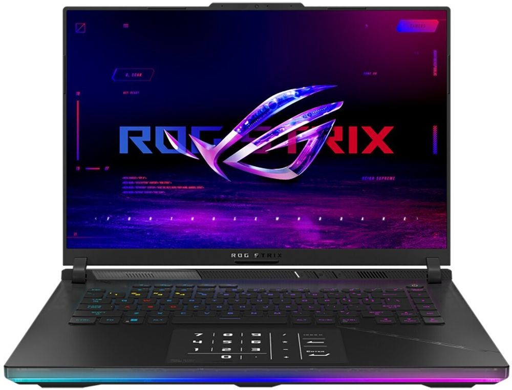 Ноутбук ASUS ROG Strix SCAR 16 2023 G634JZ-N4035, 16&amp;quot; (2560x1600) IPS 240Гц/Intel Core i9-13980HX/32ГБ DDR5/1ТБ SSD/GeForce RTX 4080 12ГБ/Без ОС, черный [90NR0C81-M00300]