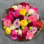 🍀 Классический микс — букет ароматных роз — для мамы