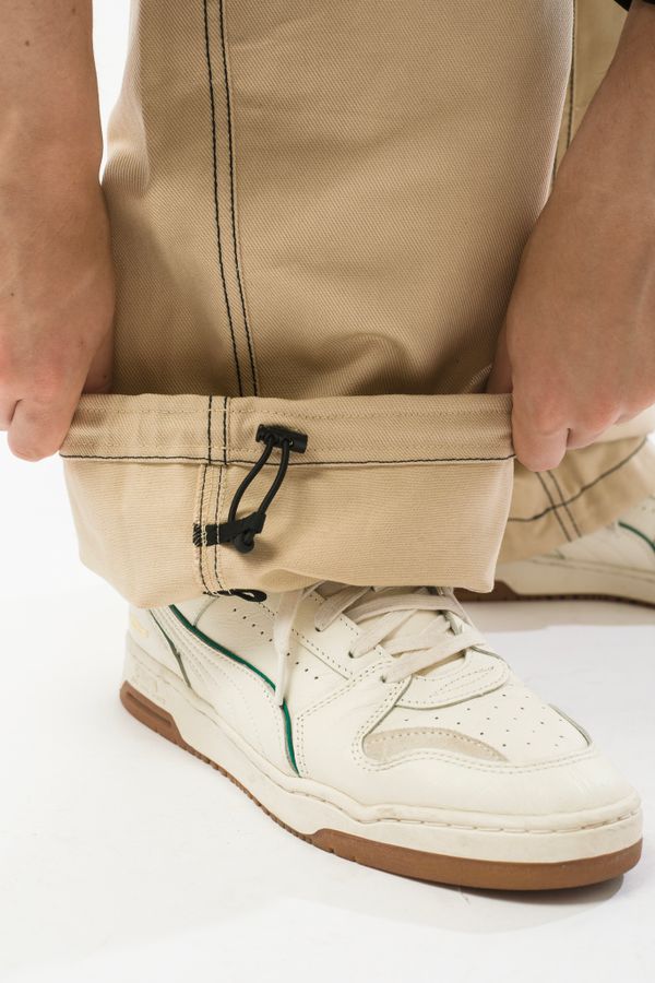 Брюки Jpant Wide Бежевые Светлые - фото 12