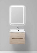 Тумба с раковиной Belbagno MARINO 65 подвесная Rovere Grigio