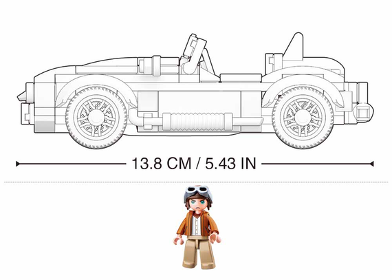 Konstruktor \ Конструктор Model Bricks/Klassieke Sportw