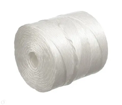 Шпагат полипропиленовый крепежный белый 500м, 1200 ТЕКС для обвязки и упаковки корзин и коробок, подвязки растений в саду и огороде, прочная бечевка