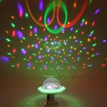 Диско-лампа светодиодная «Калейдоскоп красок», цоколь Е 27, Bluetooth, МР3, USB с удлинителем (220V)