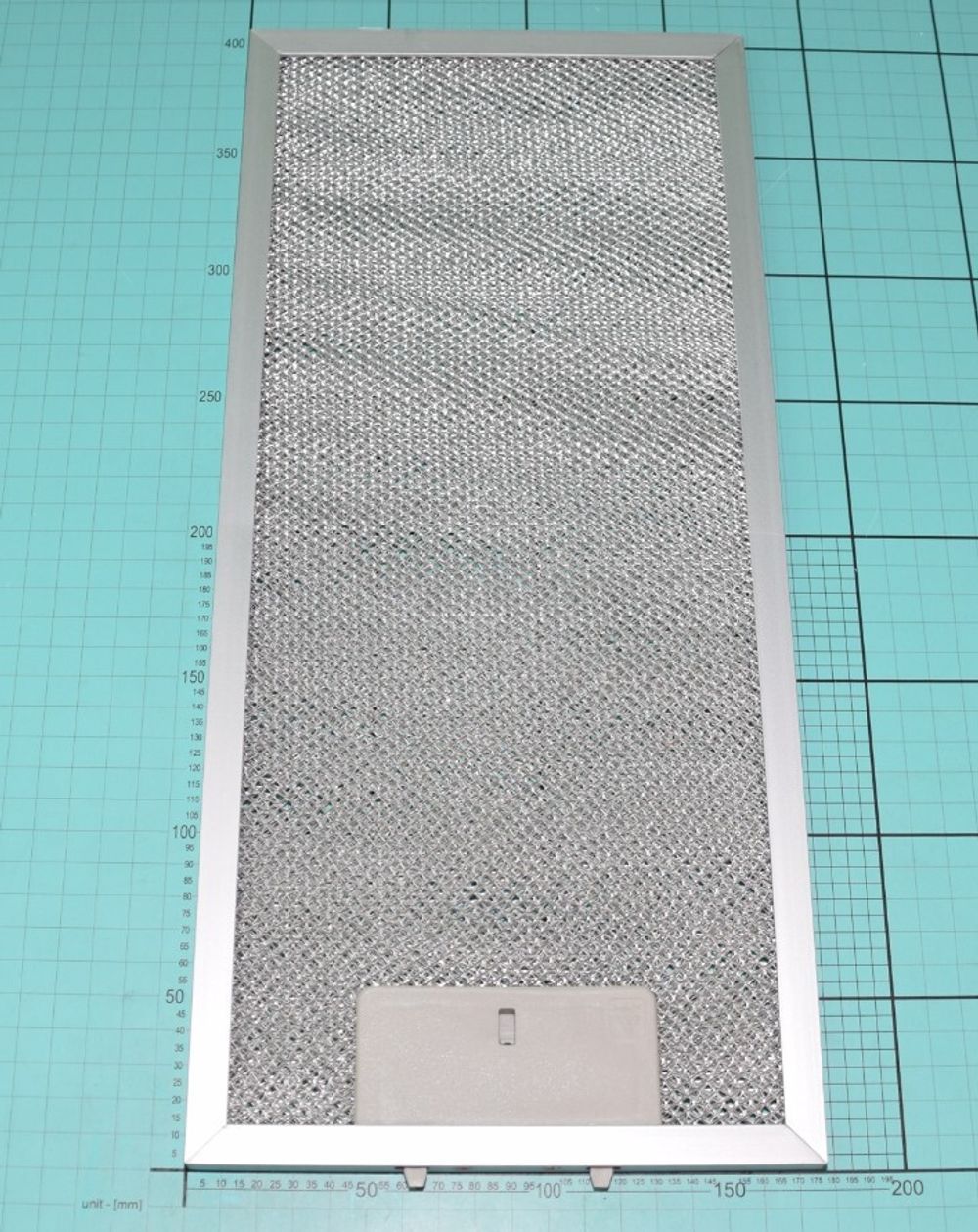 Жировой алюминиевый фильтр для вытяжки Hansa (Ханса) 399*177*9мм - 1047932