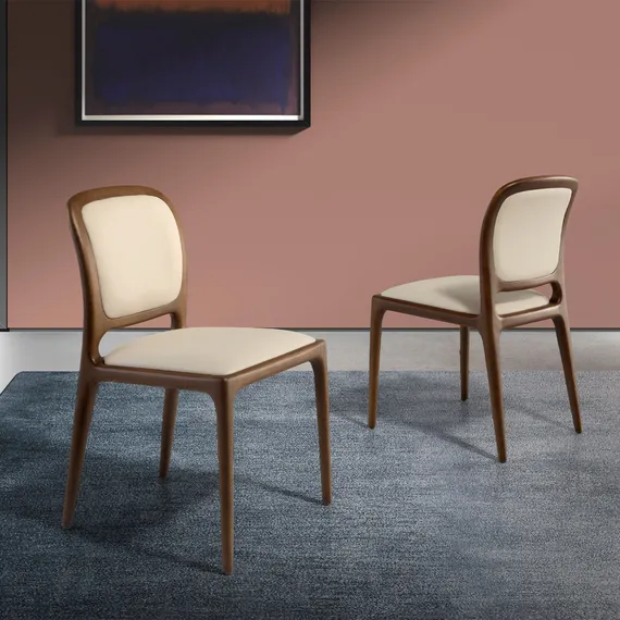 Стул Angel Cerda 4169, кремовая экокожа