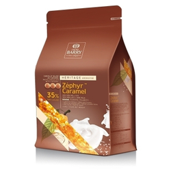 Шоколад белый с карамелью Zephyr Caramel 35%, Cacao Barry, Франция, 100 г