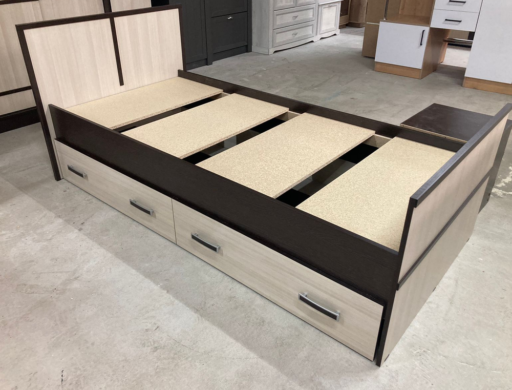 Кровать LIGHT Сакура венге/лоредо 900