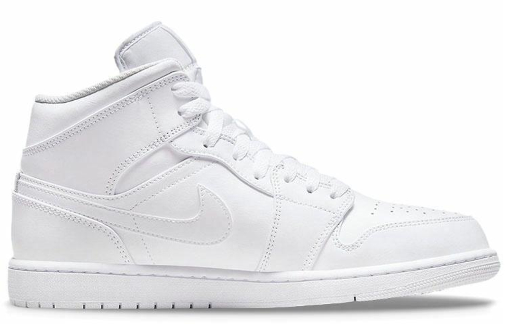 Кроссовки Jordan Air Jordan 1 Mid "Triple White"