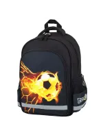 Рюкзак ПИФАГОР SCHOOL для начальной школы, "Fire goal", 38x2