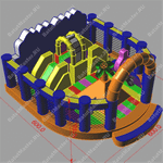 Коммерческий надувной батут "Атлантида"