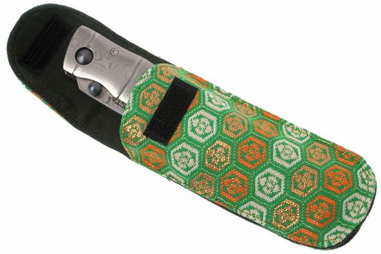 Складной нож Mcusta Take Classic Damascus Folder MC-0033D c клинком из стали VG-10 San Mai (Laminated Stainlesss Damascus) рукоять Damascus