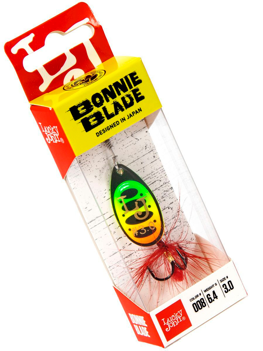 Блесна вращающаяся Lucky John BONNIE BLADE 4 10.3г 011 в блистере