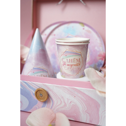 Тарелки "С Днем Рождения" Ванильное небо