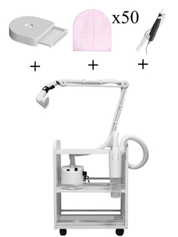 Вытяжка для педикюра Nail Assistant с насадкой №3 для правши