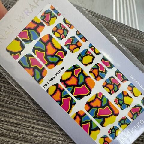 ПЛЕНКИ NAIL WRAPS CRAZY STONES (PED)
