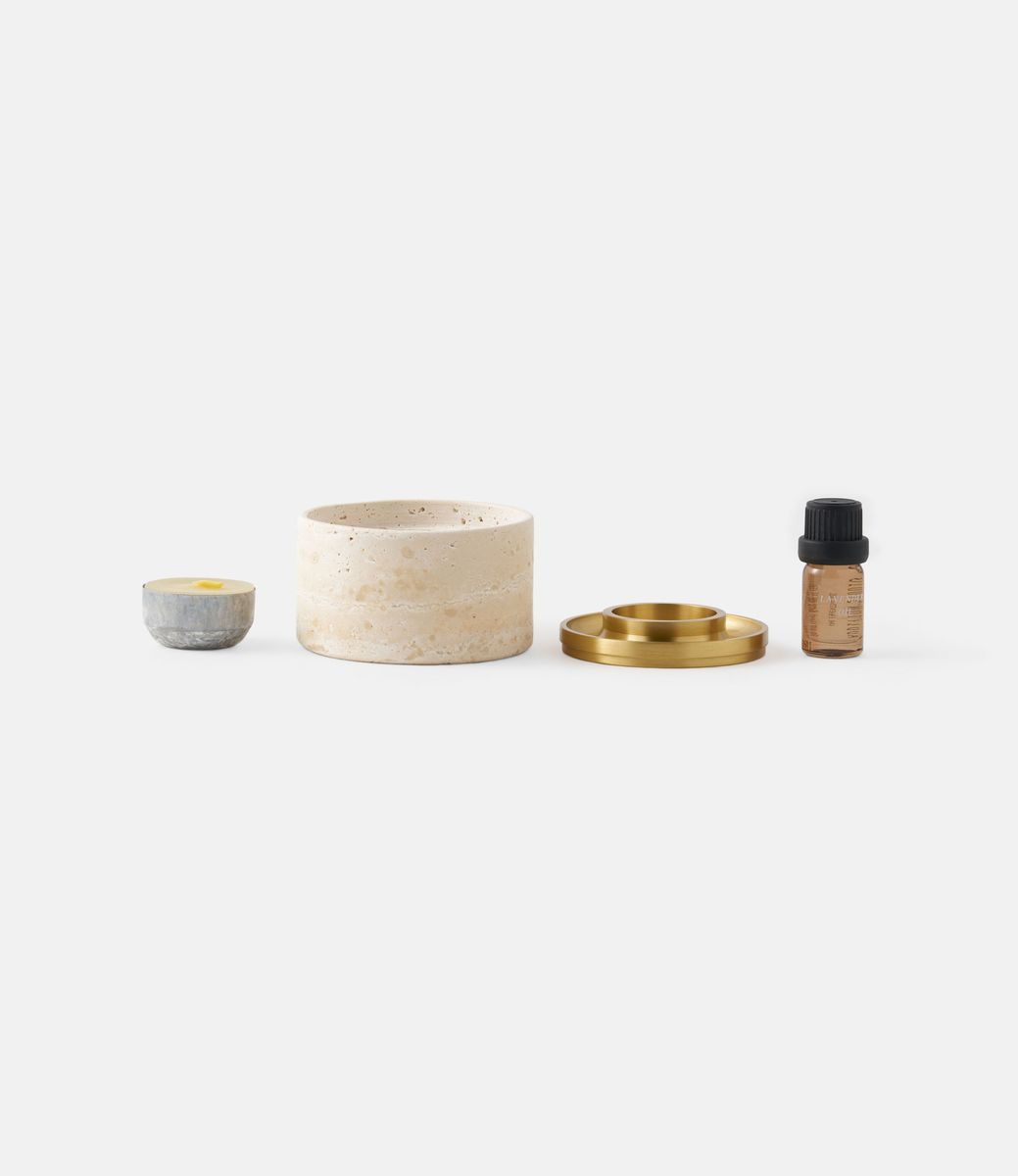 Addition Studio Asteroid Oil Burner Travertine — аромалампа для эфирных масел