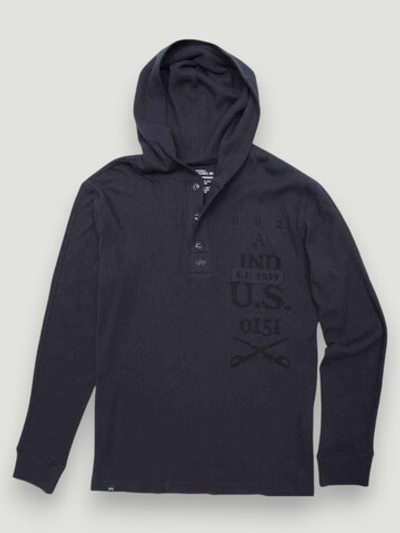 Толстовка Alpha Industries Langdon (т. синяя - r.blue)